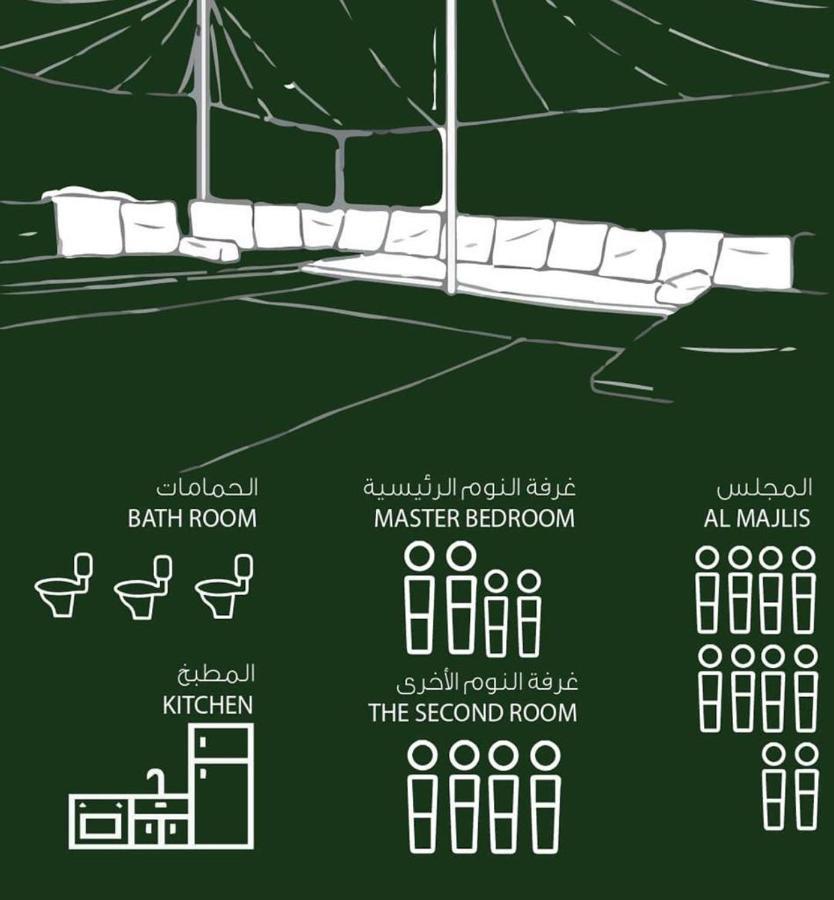 Lazeemah Chalet استراحة اللزيمه Villa Rász el-Haima Kültér fotó